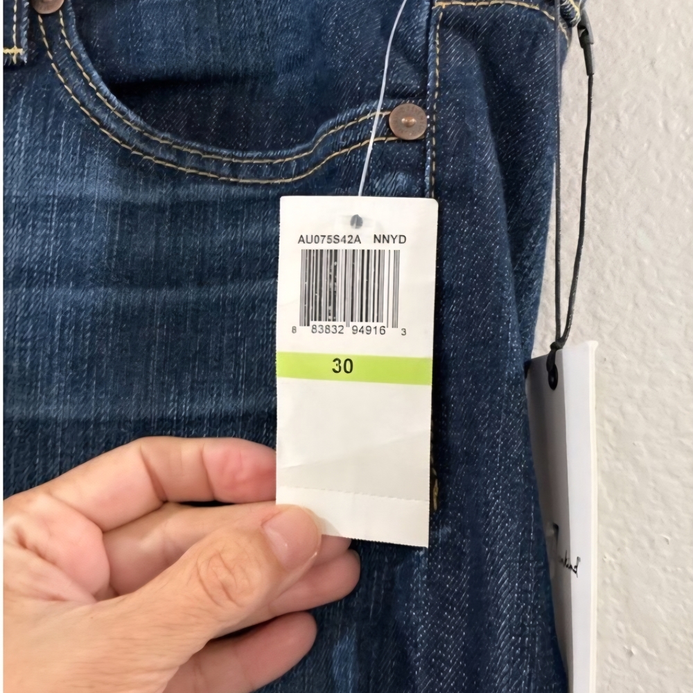7 For All Mankind Dark Blue Boot Cut Jeans